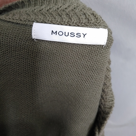 MOUSSY cotton blend sweater Free Size - Picture 8 of 10
